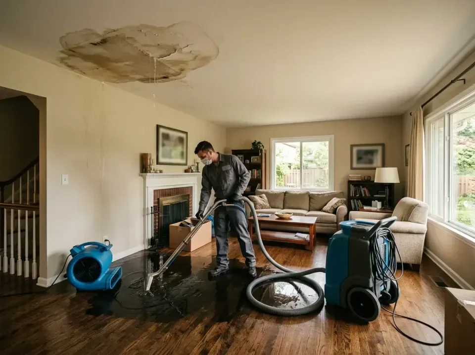 attic-pipe-burst-ceiling-drip-008 — frequently asked questions, Water Damage Restoration & Carpet Care in Tysons, VA
